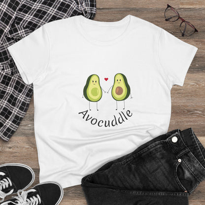 Avocuddle. Women's Midweight Cotton Tee