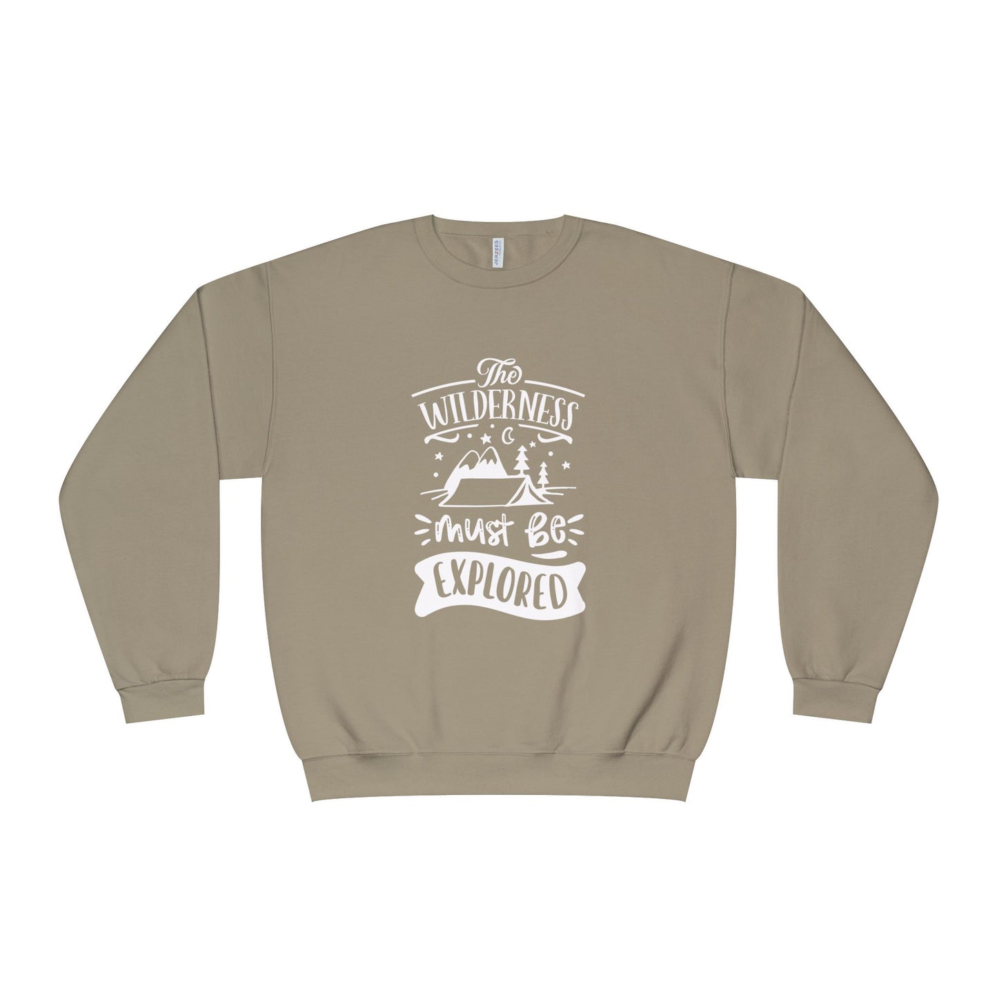 The Wilderness Must Be Explored. Unisex NuBlend® Crewneck Sweatshirt