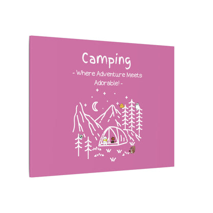 Camping. Where Adventure Meets Cuteness. Canvas Gallery Wraps