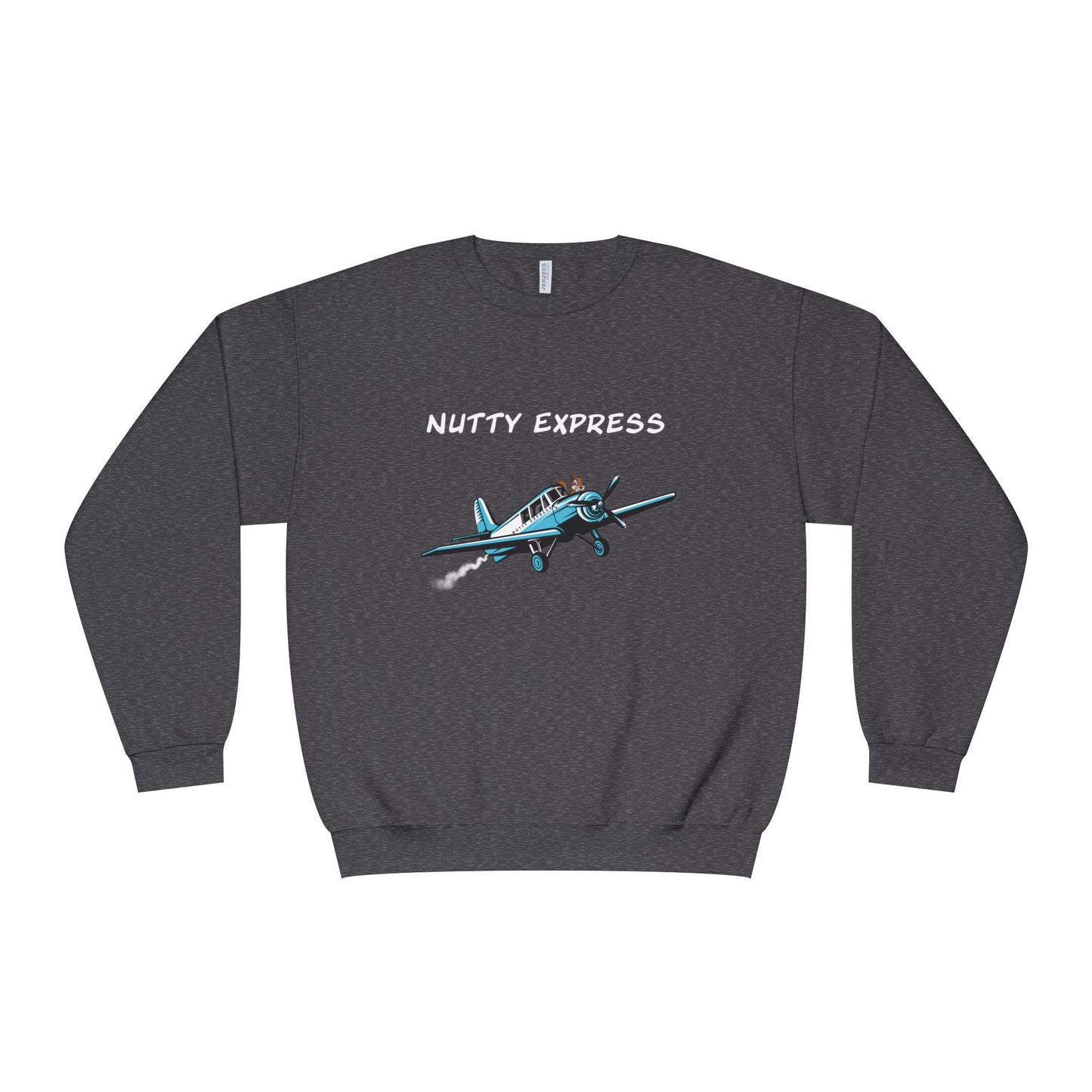 Nutty's Express Delivery. Always On-Time. Unisex NuBlend® Crewneck Sweatshirt