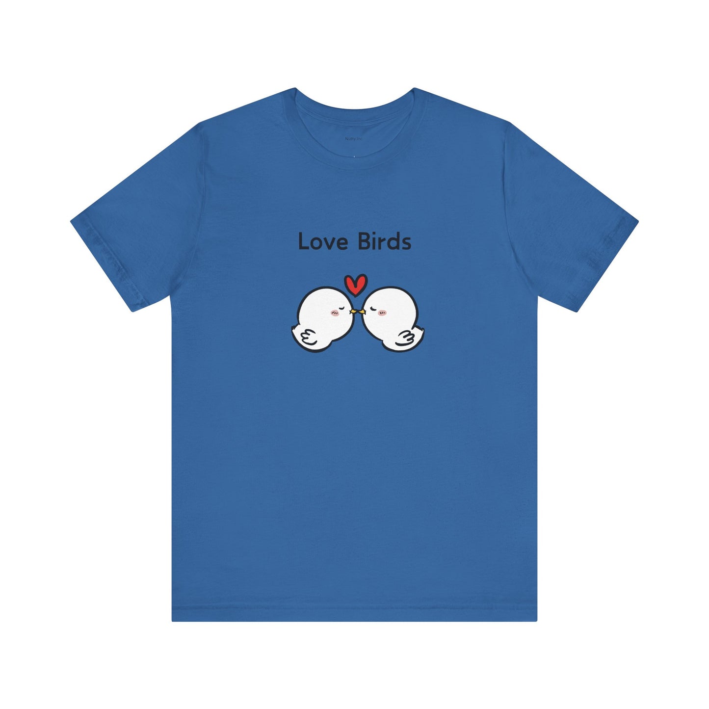 White Canary Love Birds. Unisex Jersey Short Sleeve Tee