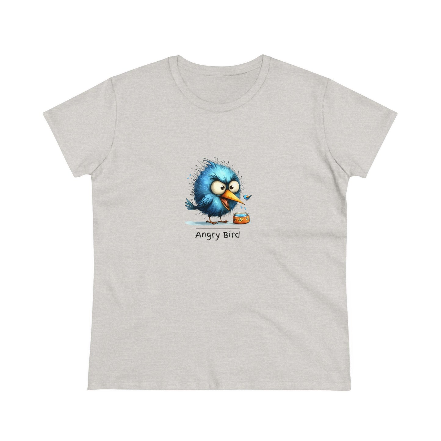 Angry bird. Women's Midweight Cotton Tee