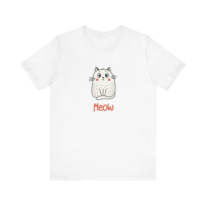 Loki The Cat. Meow. Unisex Jersey Short Sleeve Tee