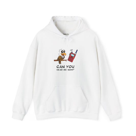 Owl Graphic Sweatshirt – Can You Hear Me Now? Bird on a Mission