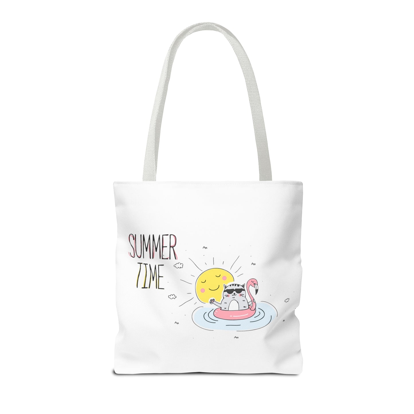 Summer Time Cat. Tote Bag (AOP)