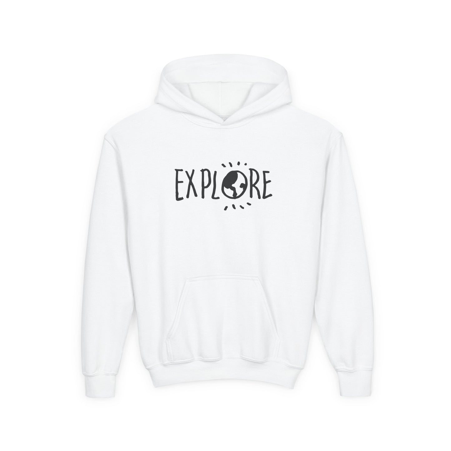 Explore. Kids Hoodie