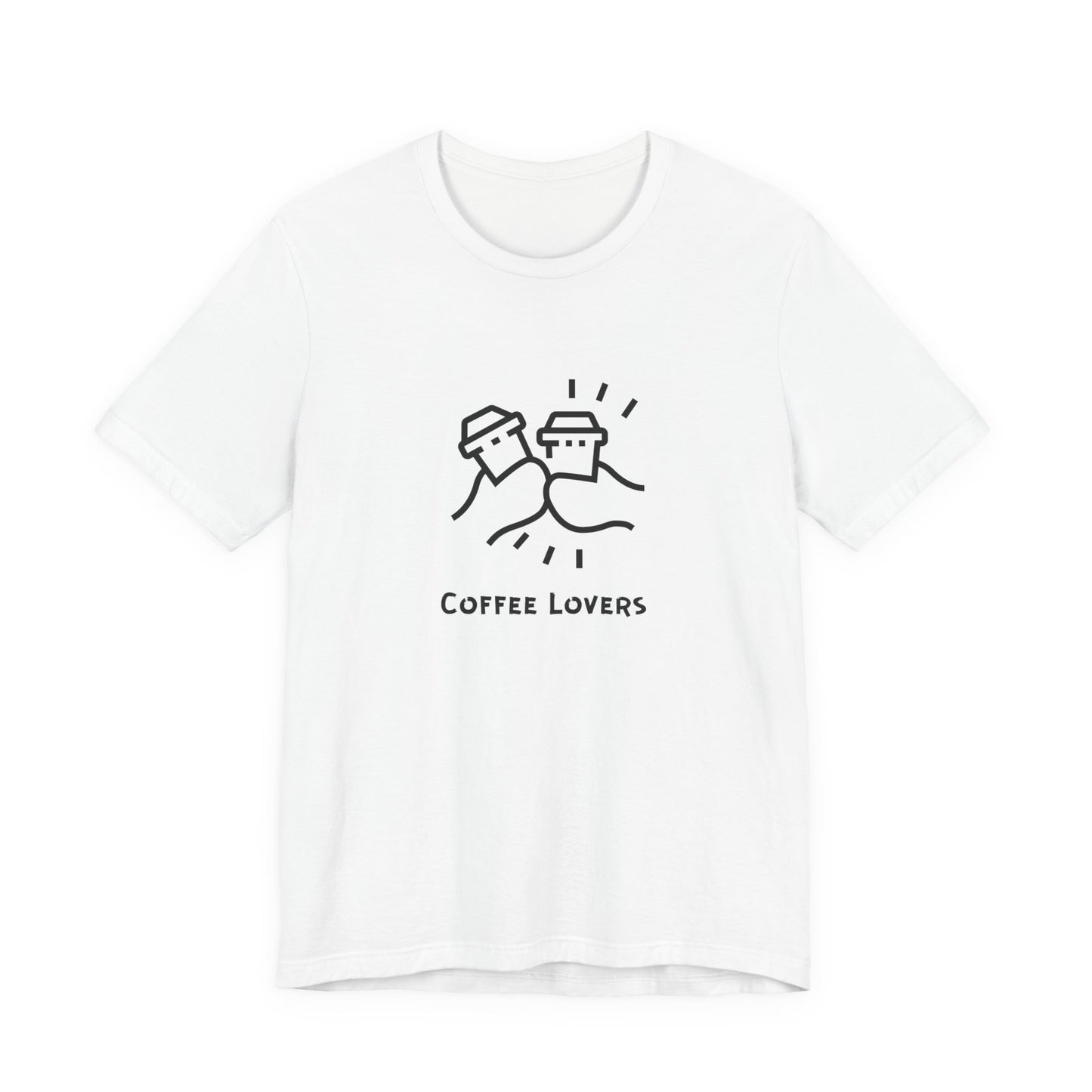 Coffee Lovers Unisex Jersey Tee – Funny Coffee Graphic T-Shirt For Men & Women