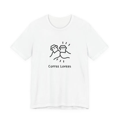 Coffee Lovers Unisex Jersey Tee – Funny Coffee Graphic T-Shirt For Men & Women