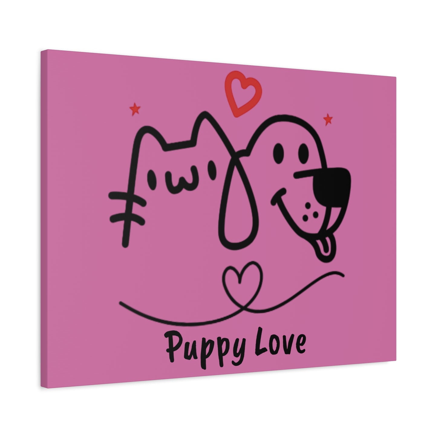Puppy Love. Canvas Gallery Wraps