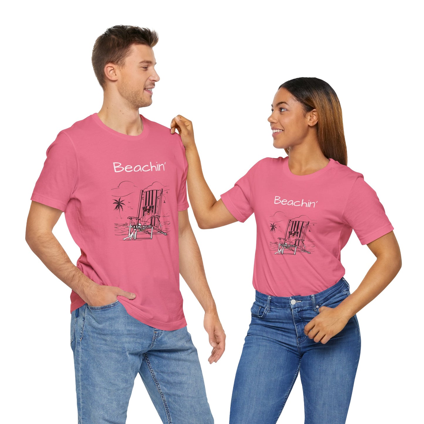 Beachin'. Unisex Jersey Short Sleeve Tee