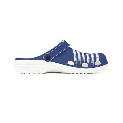 American Flag Dog Rubber Clogs For Men- Navy