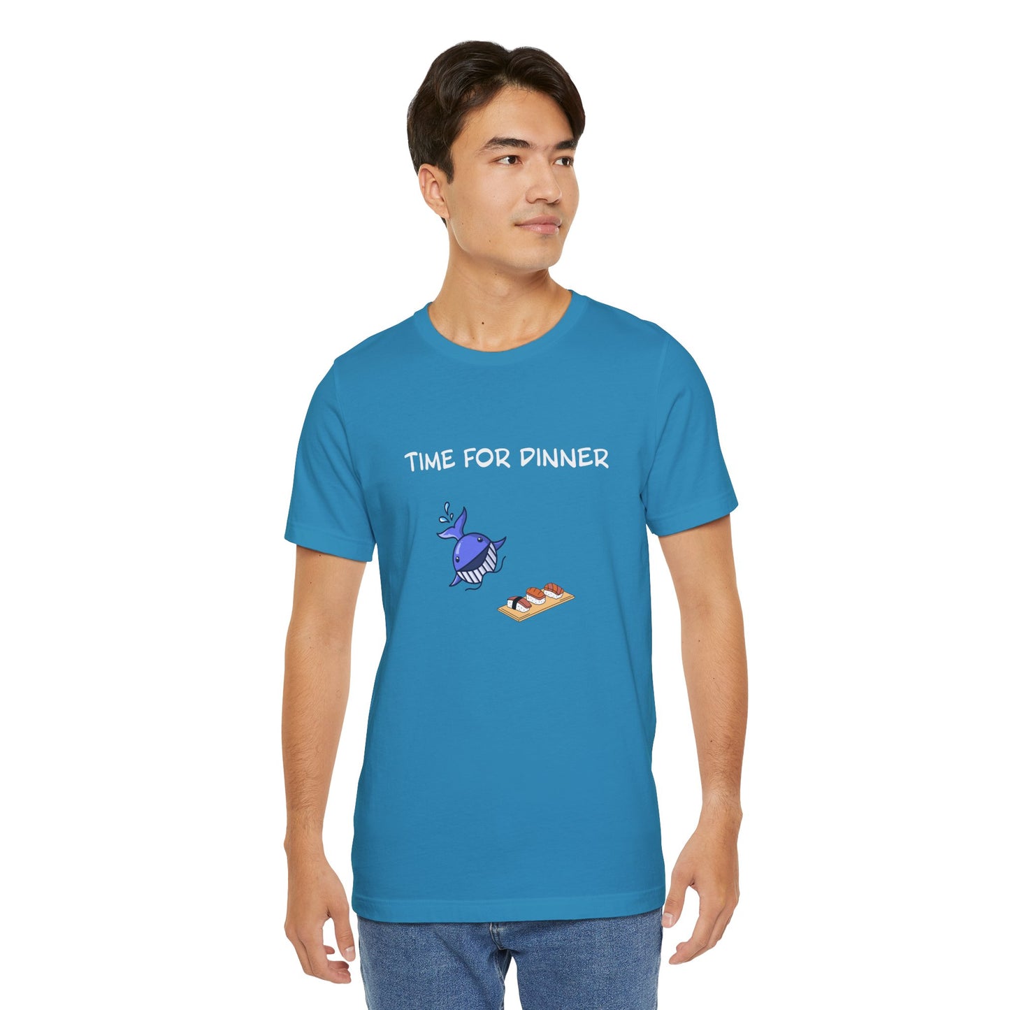 Time For Dinner. Unisex Jersey Short Sleeve Tee