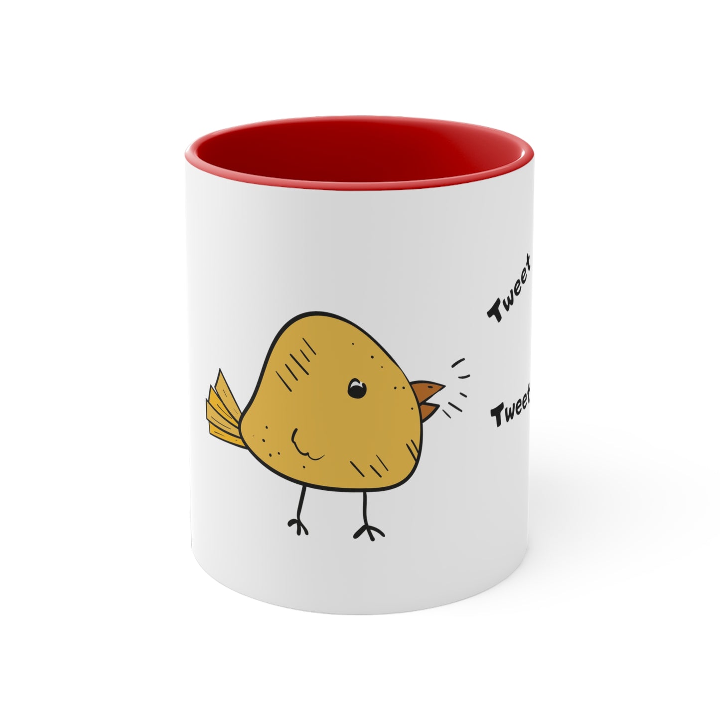 Tweet. Tweet. Accent Coffee Mug, 11oz