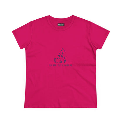 Purrfectly Pawsome – Dog And Cat Lover T-Shirt For Women