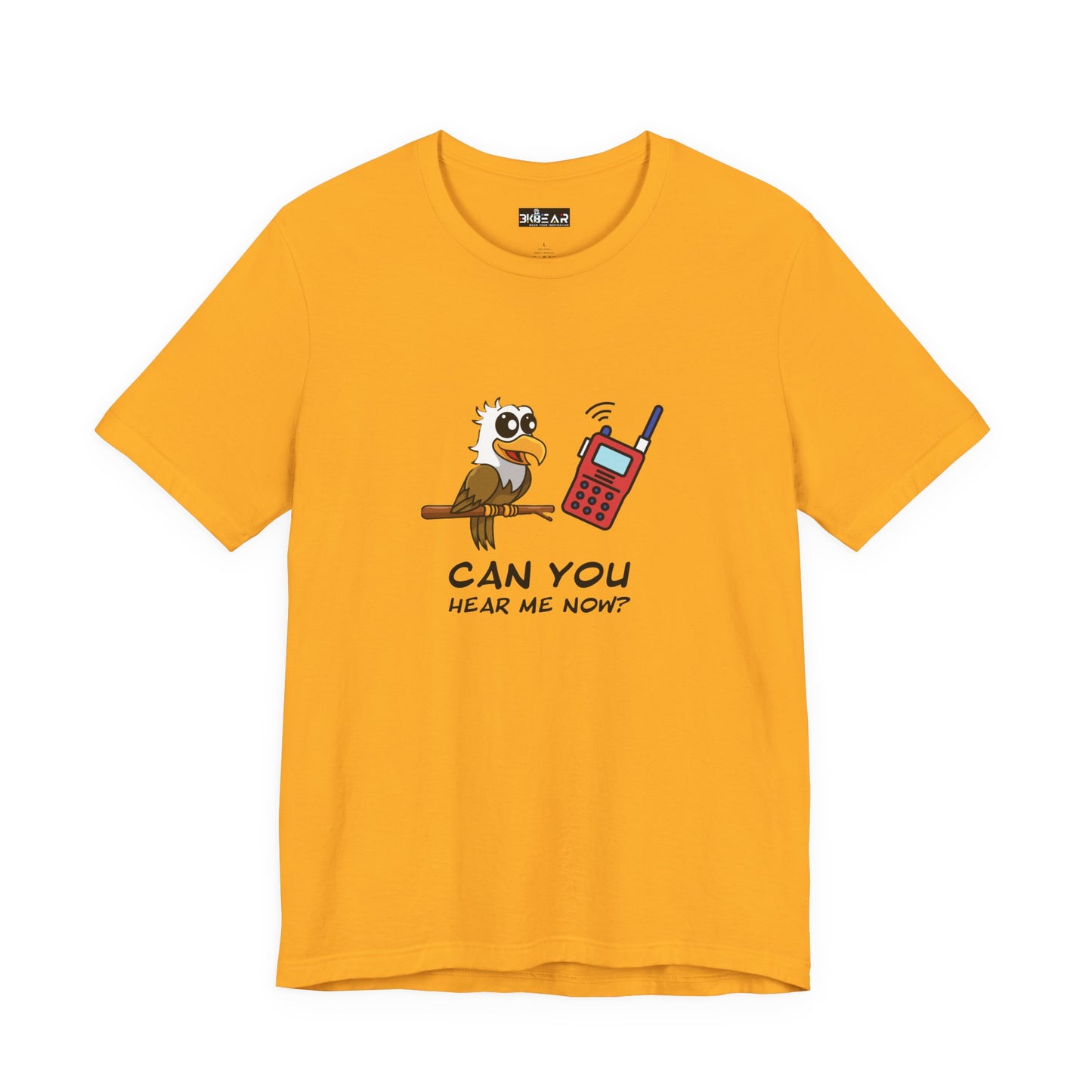 Burrowing Owl. Can You Hear Me Now? Unisex Jersey Short Sleeve Tee