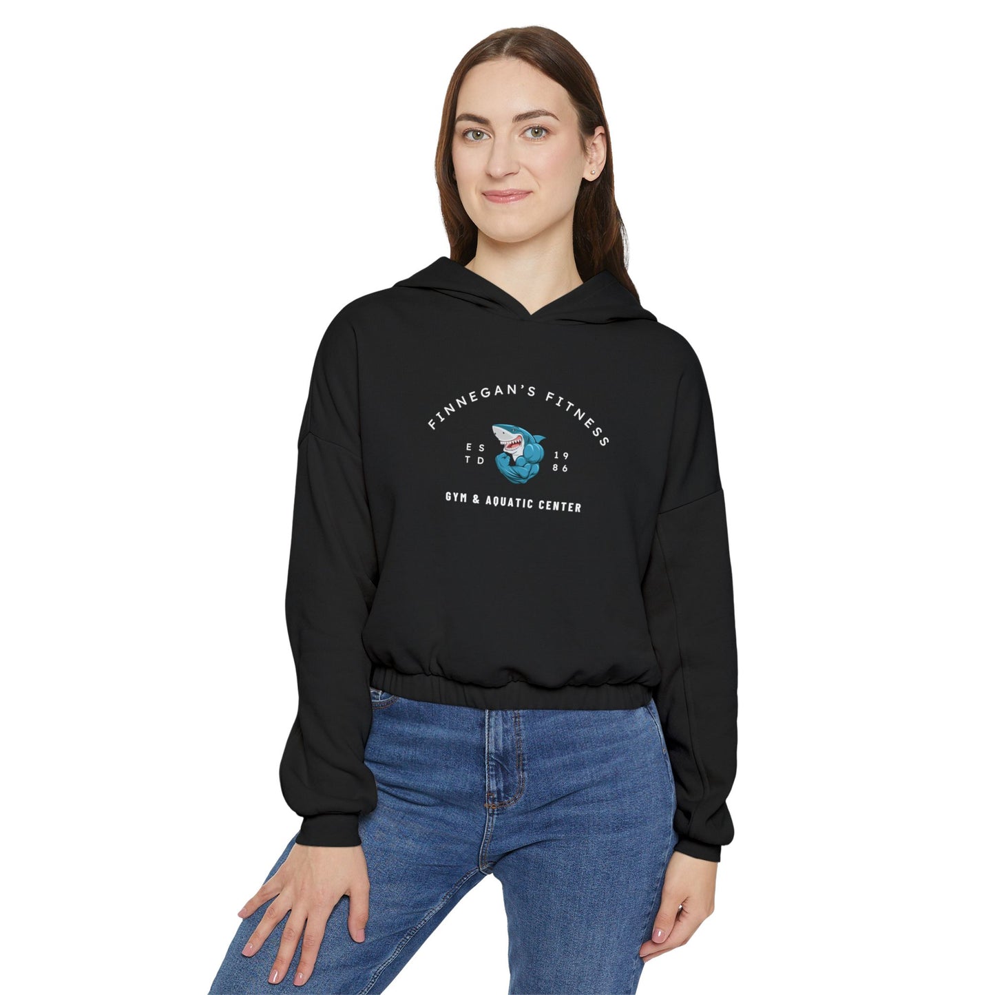 Copy of Time To Dream Big Dreams. Women's Cinched Bottom Hoodie