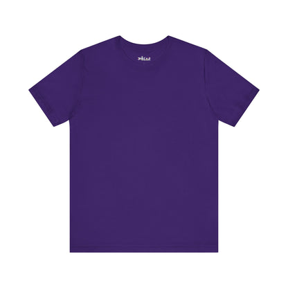 Solid Purple. Unisex Jersey Short Sleeve Tee
