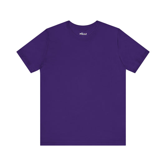Solid Purple. Unisex Jersey Short Sleeve Tee
