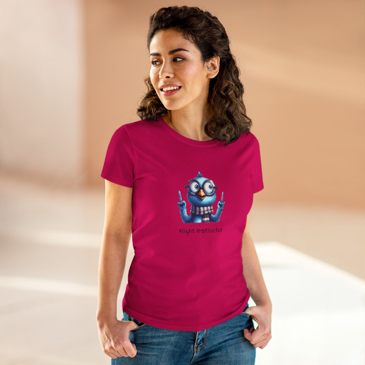 Flight Instructor Women’s T-Shirt - Aviation Pilot Tee
