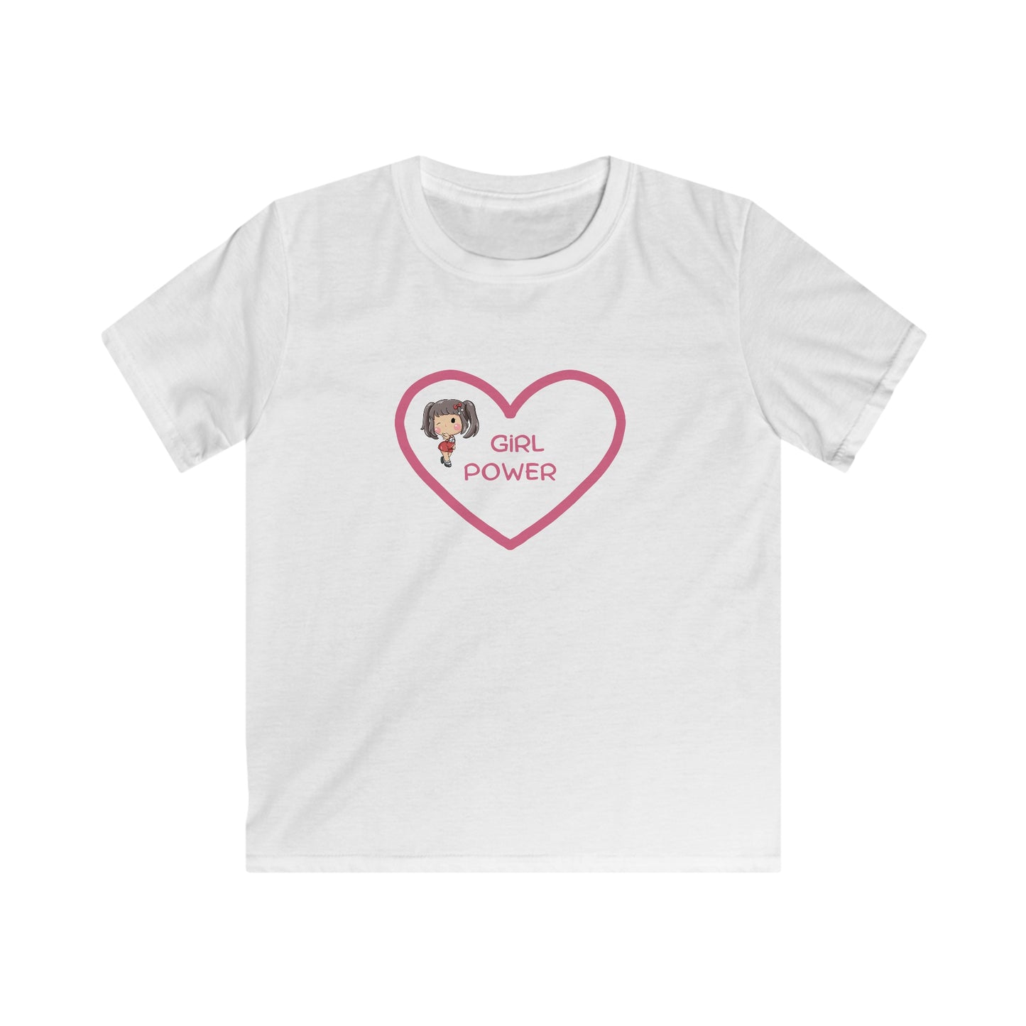 Girl Power. Kids Softstyle Tee