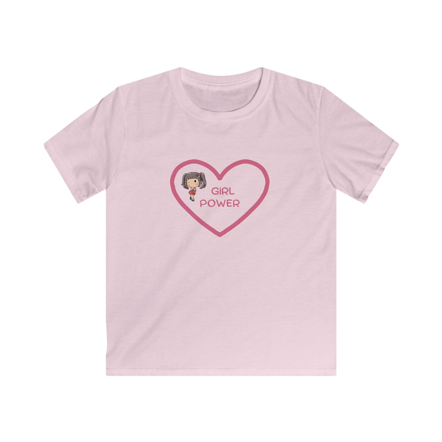 Girl Power. Kids Softstyle Tee