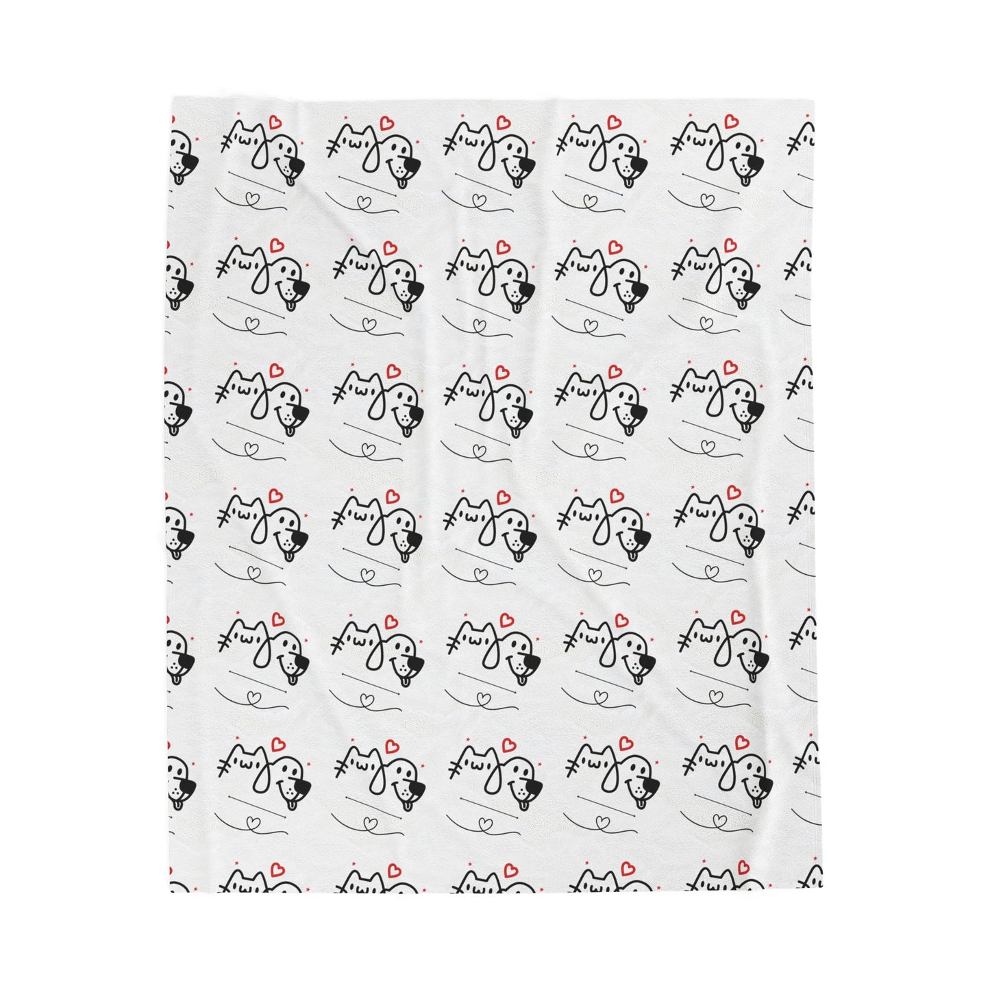 Puppy Love. Plush Blanket