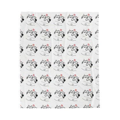 Puppy Love. Plush Blanket