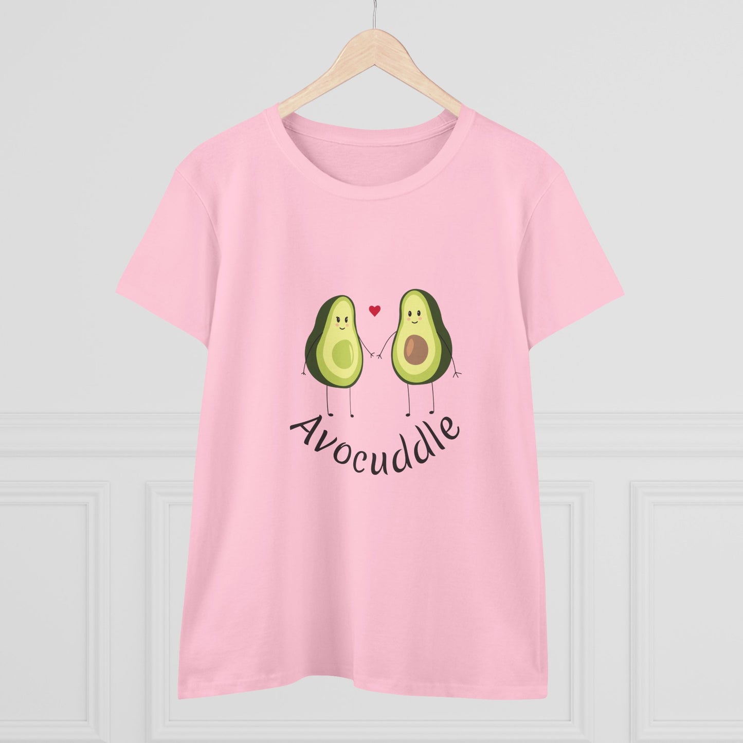 Avocuddle. Women's Midweight Cotton Tee