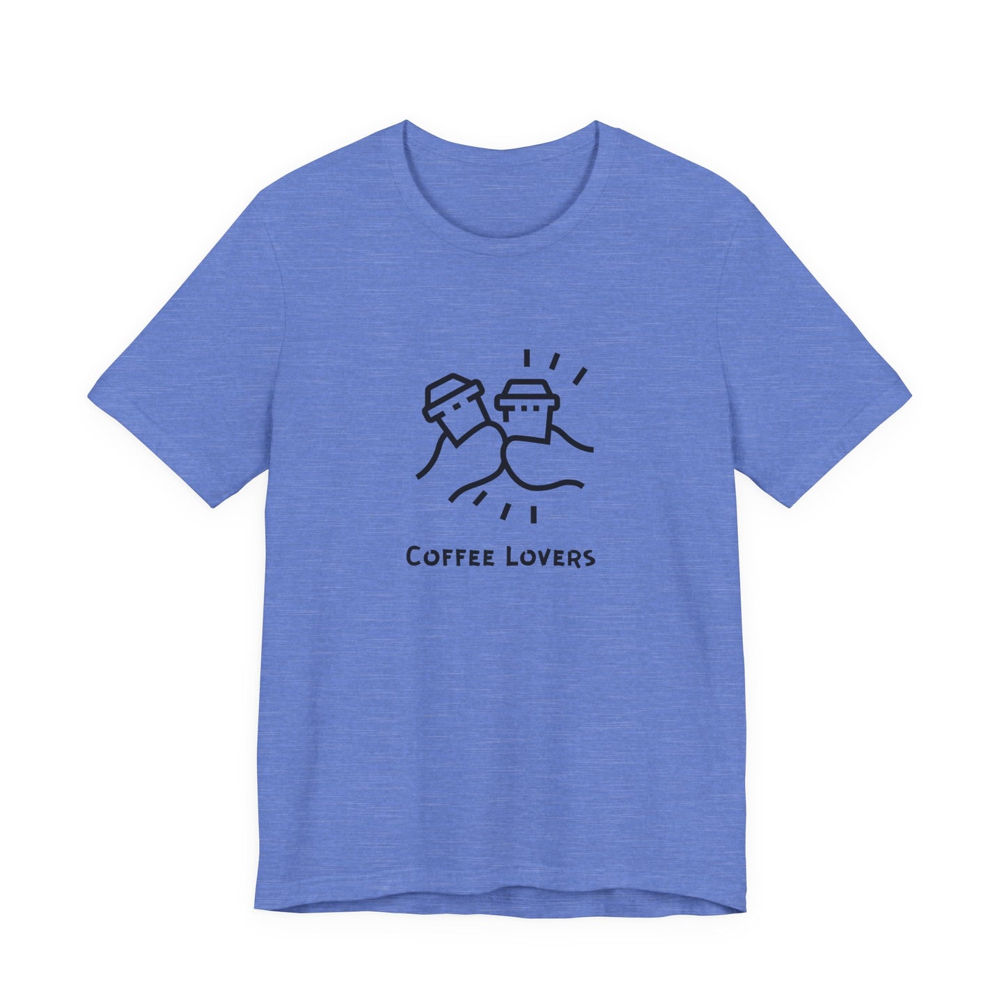 Coffee Lovers Unisex Jersey Tee – Funny Coffee Graphic T-Shirt For Men & Women