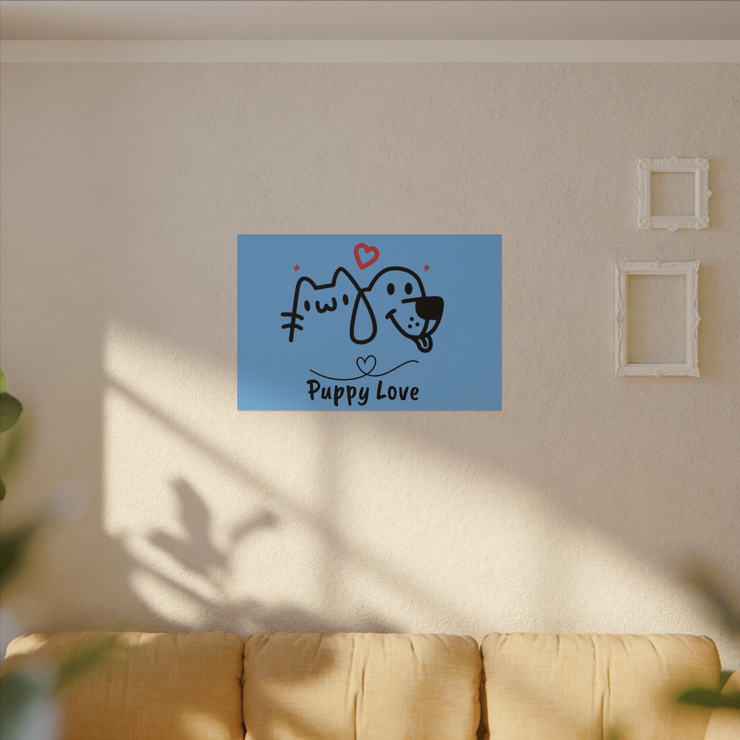 Puppy Love. Canvas Gallery Wraps