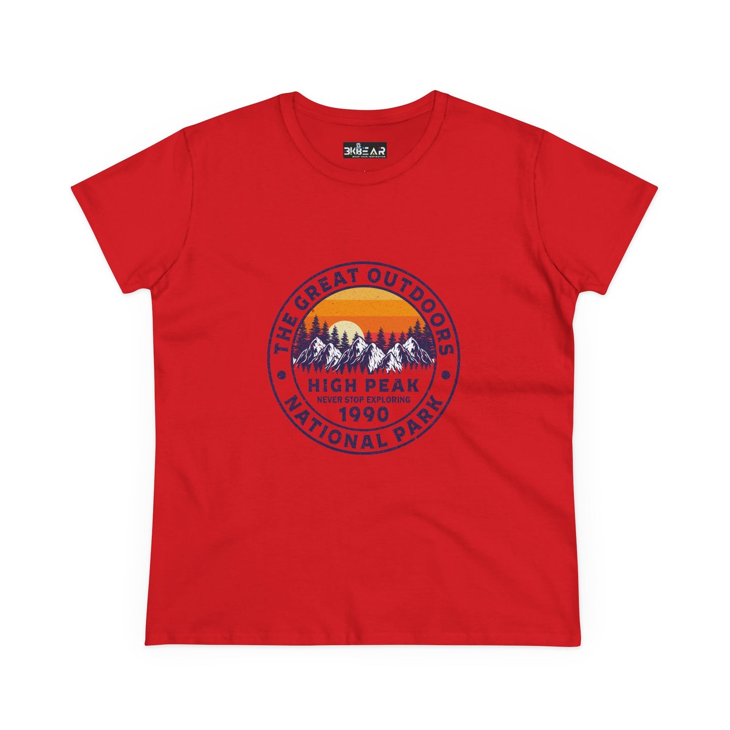 Never Stop Exploring – National Park T-Shirt for Women
