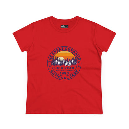 Never Stop Exploring – National Park T-Shirt for Women