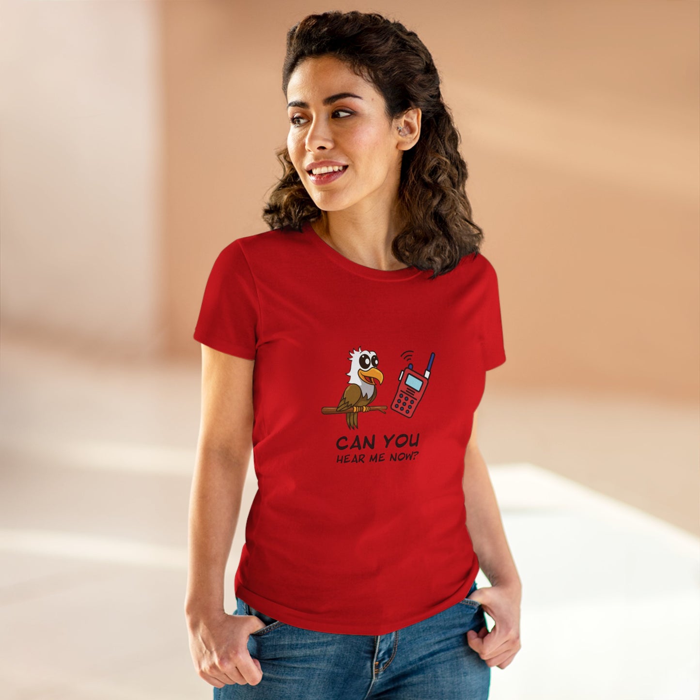 Can You Hear Me Now | Funny Bird Phone Tee