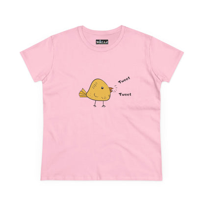 Tweet. Tweet. Women's Midweight Cotton Tee