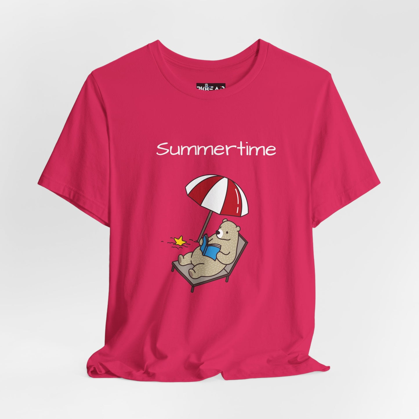 Summertime. Bear.  Unisex Jersey Short Sleeve Tee
