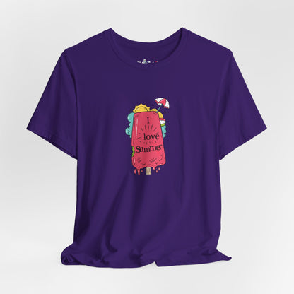 I Love Summer. Unisex Jersey Short Sleeve Tee