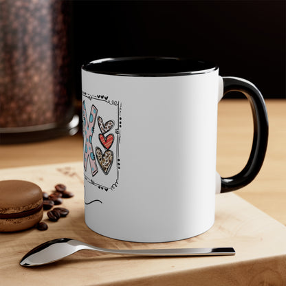 Sign of Love. XOXO. Accent Coffee Mug, 11oz