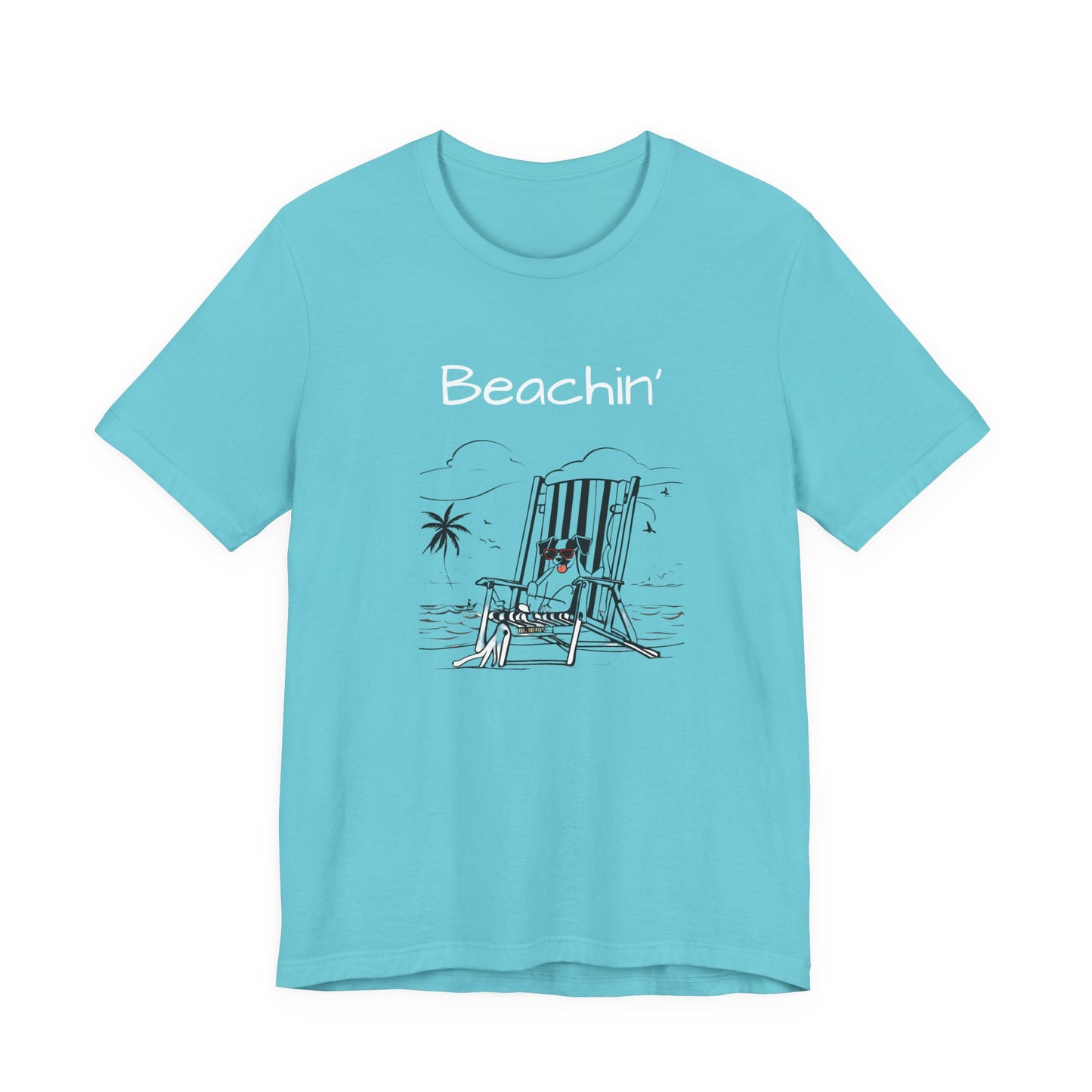 Beachin'. Unisex Jersey Short Sleeve Tee