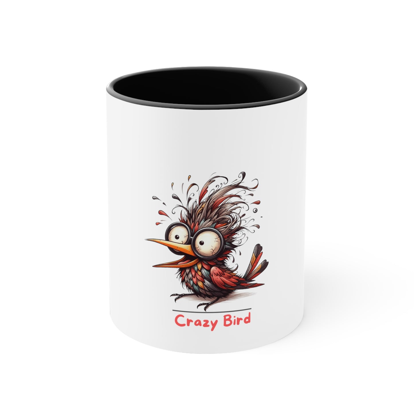 Crazy Bird. Accent Coffee Mug, 11oz