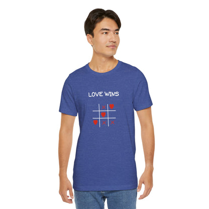 Love Wins!  Unisex Jersey Short Sleeve Tee