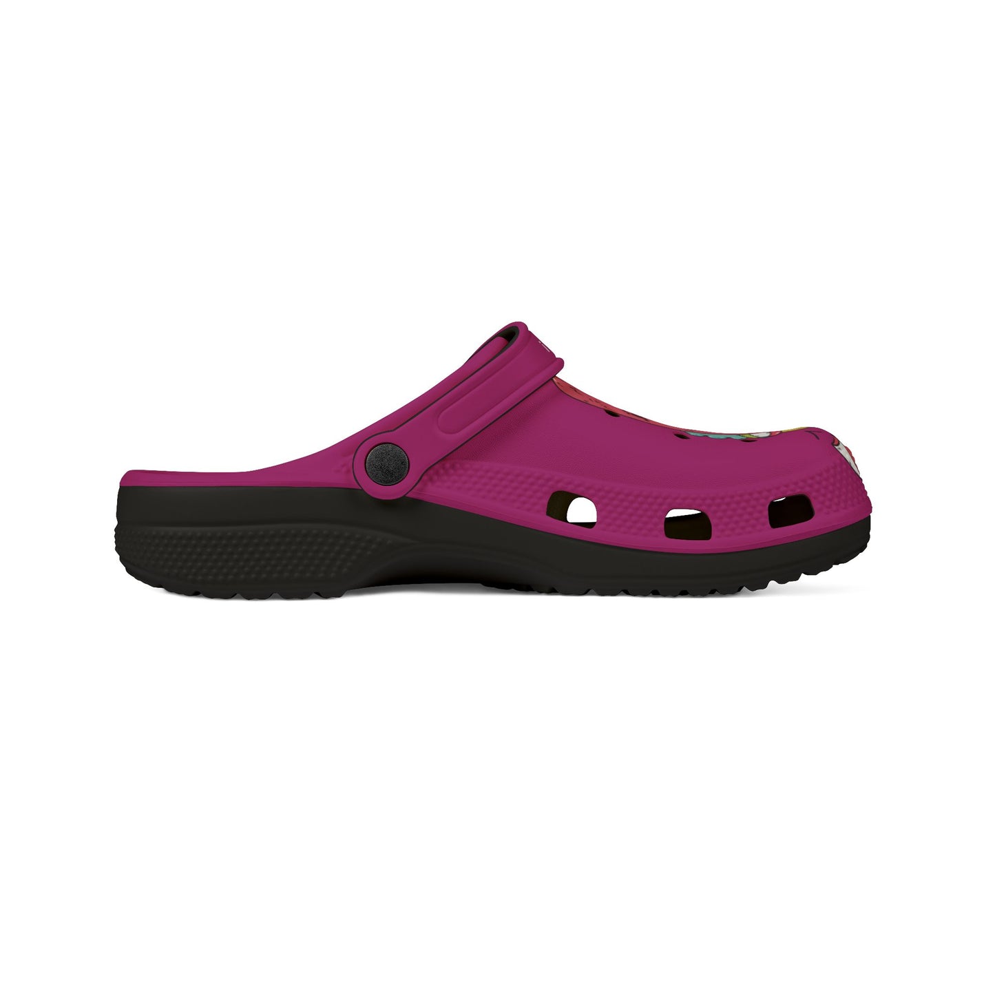 Summer Fun-Pink Rubber Clog - Fun Summer Vibe.