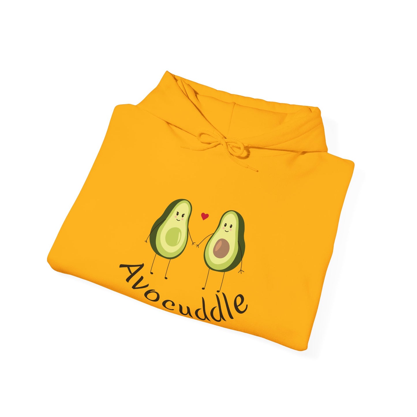 Avocuddle. Unisex Hooded Sweatshirt.