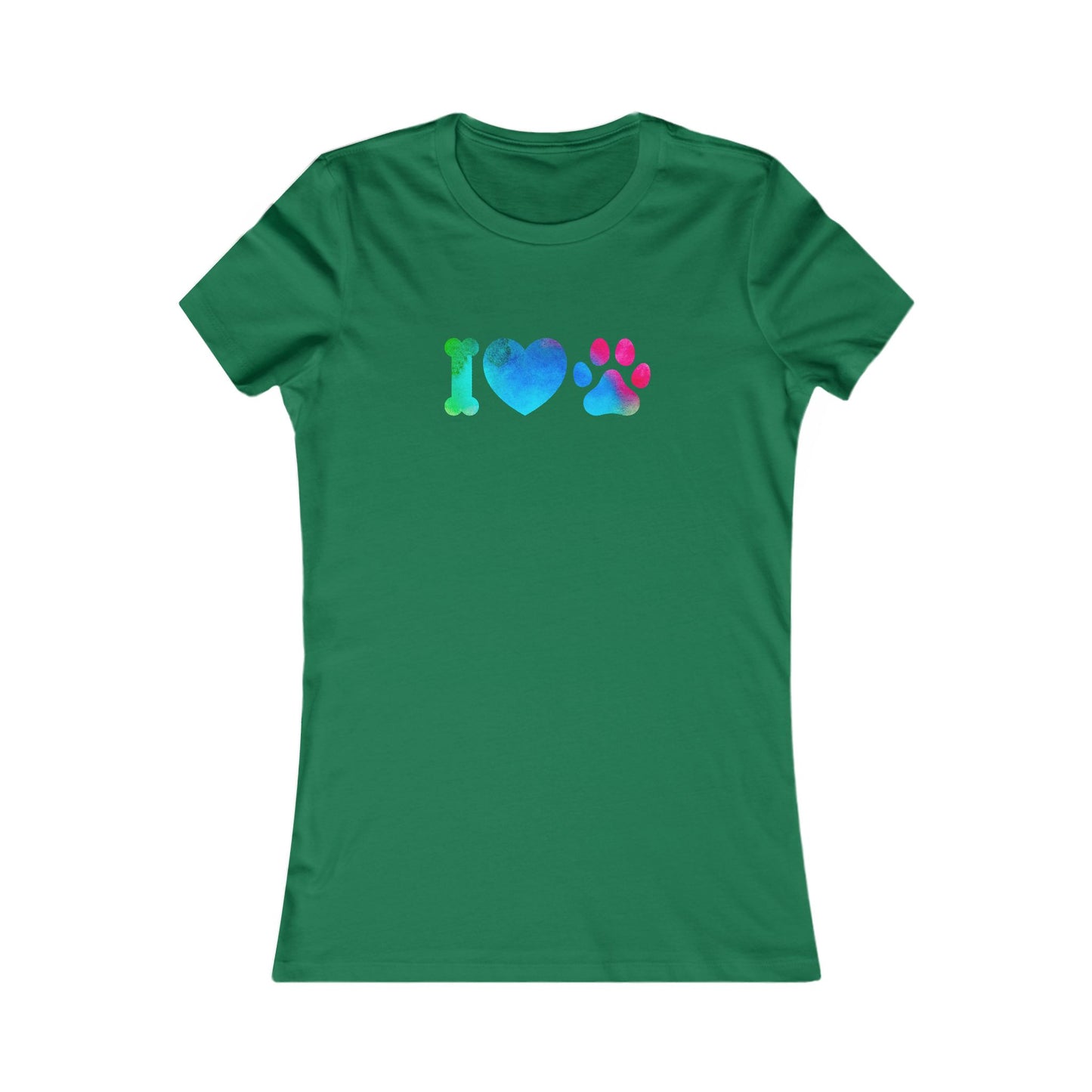 I Heart Paws. Women's Favorite Tee