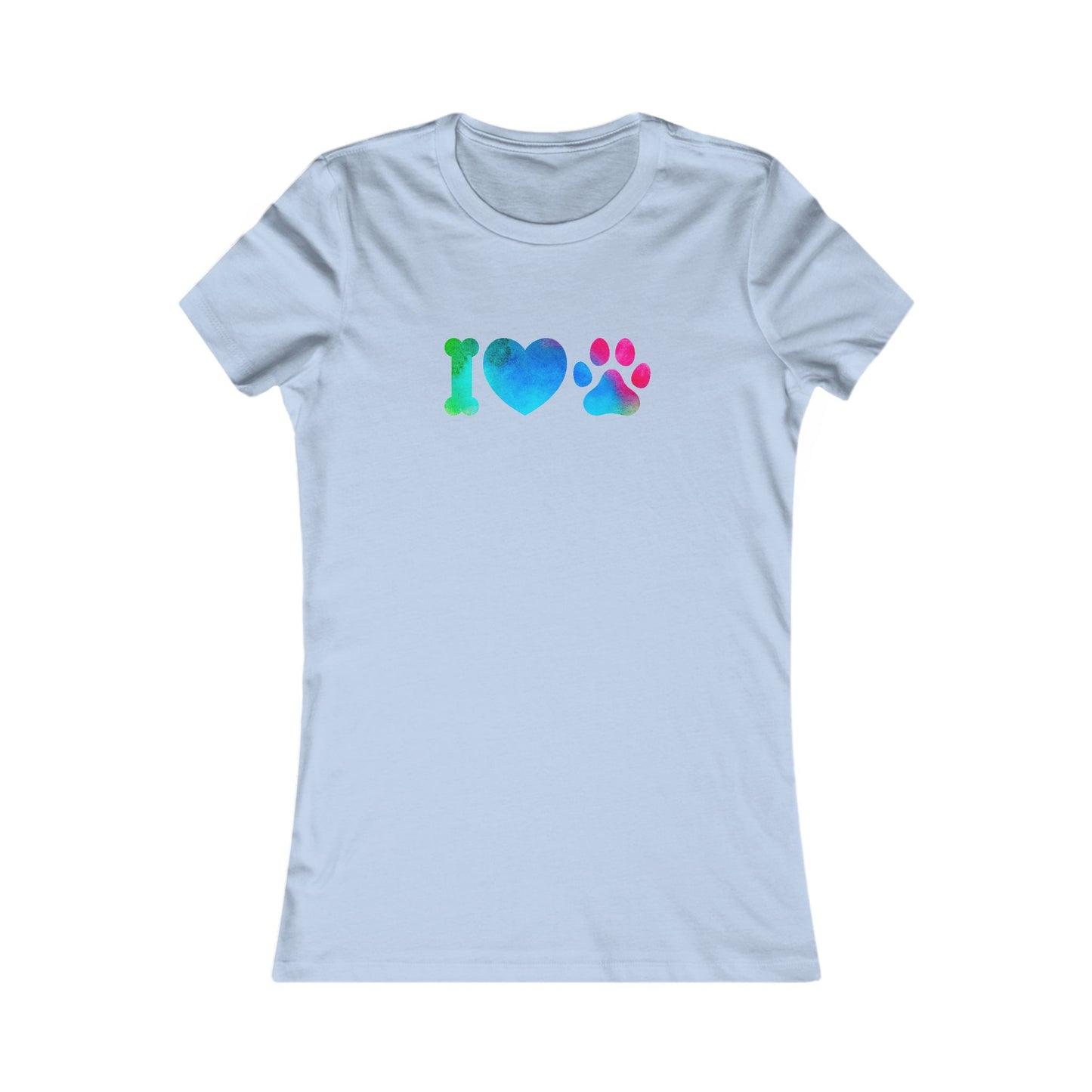 I Heart Paws. Women's Favorite Tee