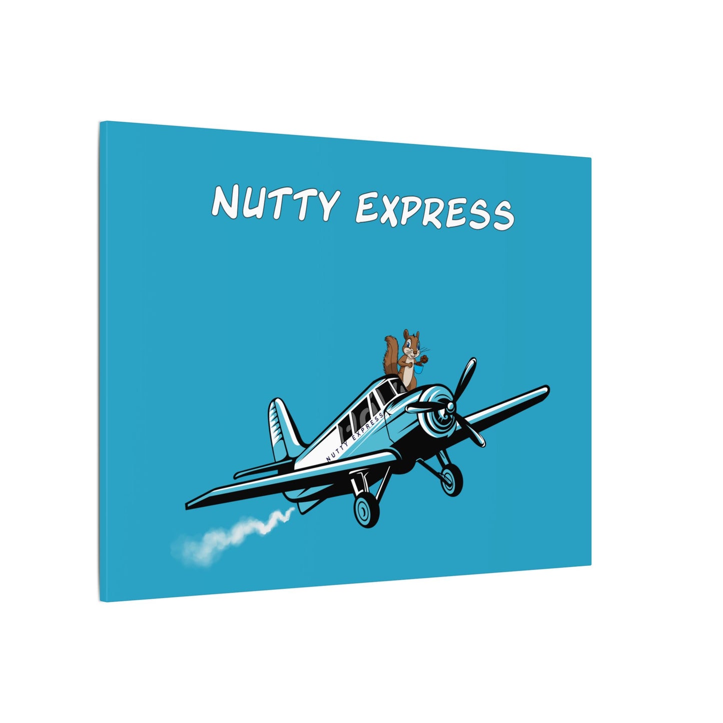 Nutty's Express Delivery. Always On-Time. Canvas Gallery Wraps