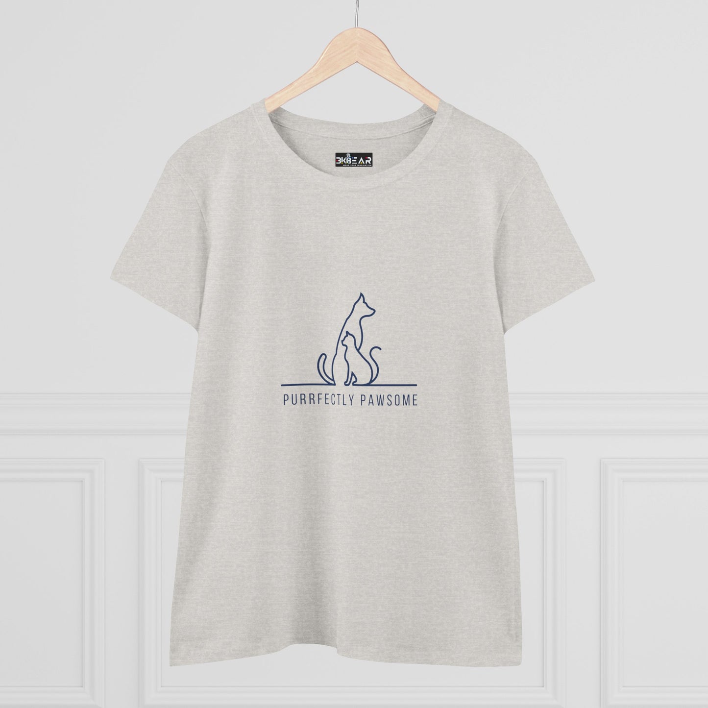 Purrfectly Pawsome – Dog And Cat Lover T-Shirt For Women