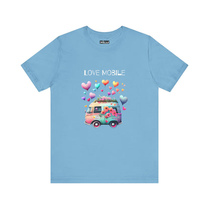 Love Mobile.  Unisex Short Sleeve Tee
