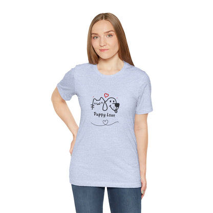 Puppy Love. Unisex Jersey Short Sleeve Tee