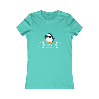 Adélie The Flippin Penguin. Women's Favorite Tee