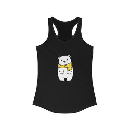 Winter Time BK Bear. Women's Ideal Racerback Tank